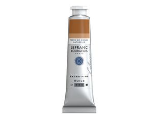 Lefranc Bourgeois - Peinture - peinture à l'huile - terre de sienne naturelle - semi-opaque - extra-fine - 40 ml