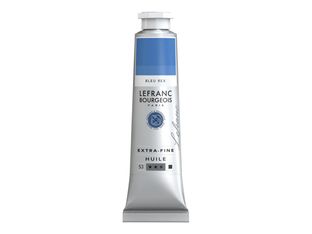 Lefranc Bourgeois - Peinture - peinture à l'huile - bleu rex - opaque - extra-fine - 40 ml