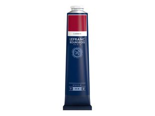 Lefranc Bourgeois - Peinture - peinture à l'huile - carmin - semi-opaque - fine - 150 ml
