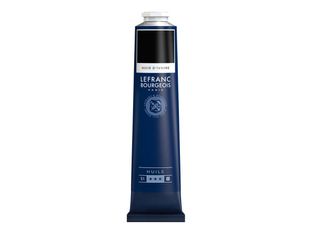 Lefranc Bourgeois - Peinture - peinture à l'huile - noir ivoire - opaque - fine - 150 ml