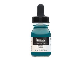 Liquitex Professional - Encre - peinture acrylique - turquoise - transparent - satin - extra-fine - 30 ml