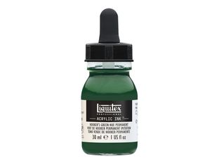 Liquitex Professional - Encre - peinture acrylique - pour média mixte, peinture aquarelle - teinte vert de Hooker profond permanent - transparent - satin - fine - 30 ml