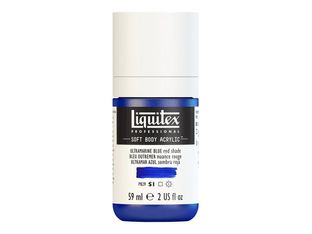 Liquitex Professional Soft Body - Peinture - peinture acrylique - bleu outremer (reflet rouge) - transparent - satin - 59 ml