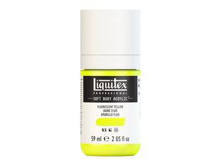 Liquitex Professional Soft Body - Peinture - peinture acrylique - jaune fluorescent - semi-opaque - satin - fine - 59 ml