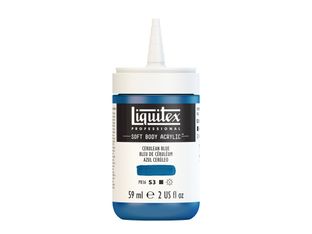 Liquitex Professional Soft Body - Peinture - peinture acrylique - bleu céruléen - opaque - satin - fine - 59 ml