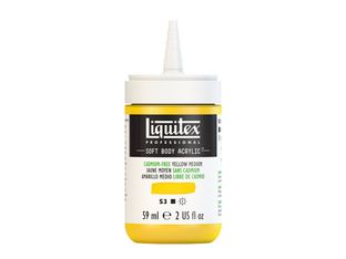 Liquitex Professional Soft Body - Peinture - peinture acrylique - milieu jaune sans cadmium - opaque - satin - fine - 59 ml