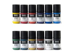 Liquitex Professional Essentials - Ensemble de peinture - gouache - 12 couleurs - couleurs assorties - opaque/semi-opaque - mat - fine - 22 ml