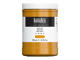 Liquitex Professional HEAVY BODY - Peinture - peinture acrylique - jaune oxide - opaque - satin - 946 ml
