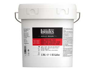 Liquitex Professional - Pâte à modeler - pâteux - pour peinture acryllique, peinture à l'huile, peinture aquarelle - blanc opaque - mat - 3.78 L