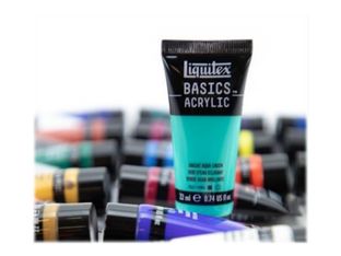 Liquitex Basics - Peinture - peinture acrylique - vert profond permanent - transparent - satin - 22 ml