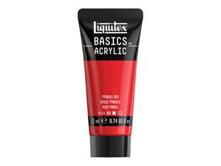 Liquitex Basics - Peinture - peinture acrylique - rouge pyrrole - opaque - satin - 22 ml