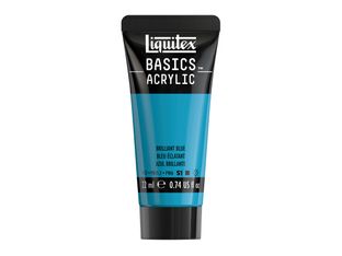 Liquitex Basics - Peinture - peinture acrylique - bleu brillant - opaque - satin - 22 ml