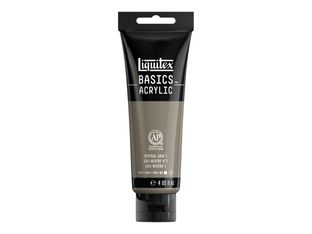 Liquitex Basics - Peinture - peinture acrylique - gris neutre 5 - opaque - satin - 250 ml
