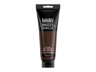 Liquitex Basics - Peinture - peinture acrylique - terre d'ombre brûlée - opaque - satin - 250 ml