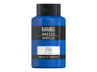 Liquitex Basics - Peinture - peinture acrylique - bleu primaire - semi-opaque - satin - 400 ml