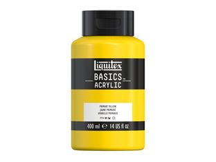 Liquitex Basics - Peinture - peinture acrylique - jaune primaire - semi-opaque - satin - 400 ml