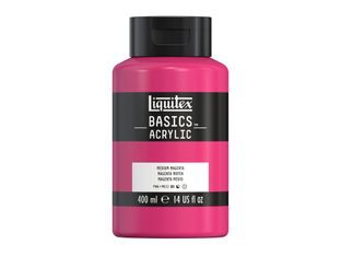 Liquitex Basics - Peinture - peinture acrylique - magenta moyen - semi-opaque - satin - 400 ml