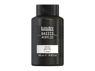 Liquitex Basics - Peinture - peinture acrylique - noir ivoire - opaque - satin - 400 ml