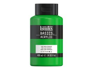 Liquitex Basics - Peinture - peinture acrylique - vert clair permanent - opaque - satin - 400 ml