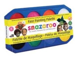Snazaroo Palette - Peinture - couleurs assorties - 18 ml