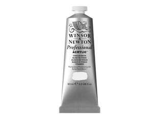 Winsor & Newton PROFESSIONAL - Peinture - peinture acrylique - blanc titane - opaque - extra-fine - 60 ml