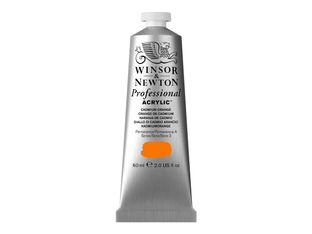 Winsor & Newton PROFESSIONAL - Peinture - peinture acrylique - orange de cadmium - opaque - extra-fine - 60 ml