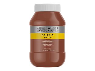Winsor & Newton Galeria - Peinture - peinture acrylique - Sienne brulée - transparent - 1 L