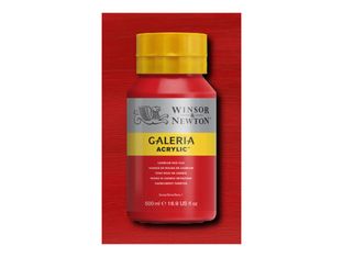 Winsor & Newton Galeria - Peinture - peinture acrylique - teinte rouge de cadmium - semi-opaque - 1 L