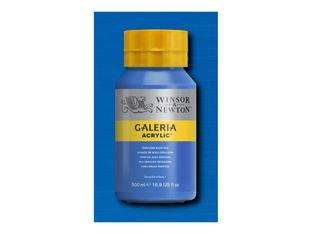 Winsor & Newton Galeria - Peinture - peinture acrylique - teinte bleue céruléen - opaque - 1 L