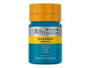Winsor & Newton Galeria - Peinture - peinture acrylique - bleu phtalo - transparent - 250 ml
