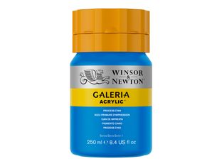 Winsor & Newton Galeria - Peinture - peinture acrylique - cyan process - semi-transparent - 250 ml