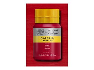 Winsor & Newton Galeria - Peinture - peinture acrylique - cramoisi - transparent - 250 ml