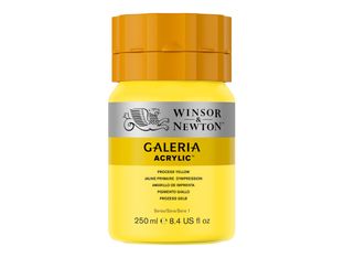 Winsor & Newton Galeria - Peinture - peinture acrylique - jaune traité - semi-transparent - 250 ml