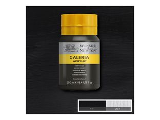 Winsor & Newton Galeria - Peinture - peinture acrylique - noir ivoire - semi-opaque - 250 ml