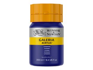 Winsor & Newton Galeria - Peinture - peinture acrylique - bleu d'outremer - transparent - 250 ml