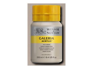 Winsor & Newton Galeria - Peinture - peinture acrylique - pale umber - opaque - 250 ml
