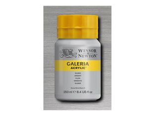 Winsor & Newton Galeria - Peinture - peinture acrylique - argent - semi-transparent - 250 ml