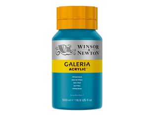 Winsor & Newton Galeria - Peinture - peinture acrylique - bleu phtalo - transparent - 500 ml
