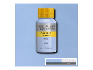 Winsor & Newton Galeria - Peinture - peinture acrylique - bleu pastel - opaque - 500 ml