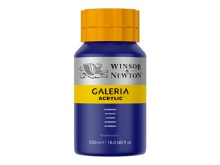 Winsor & Newton Galeria - Peinture - peinture acrylique - bleu d'outremer - transparent - 500 ml