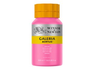 Winsor & Newton Galeria - Peinture - peinture acrylique - rose opéra - semi-transparent - 500 ml