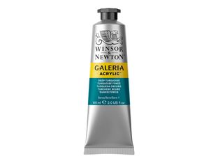 Winsor & Newton Galeria - Peinture - peinture acrylique - turquoise profond - opaque - 60 ml