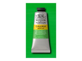 Winsor & Newton Galeria - Peinture - peinture acrylique - vert clair permanent - semi-transparent - 60 ml