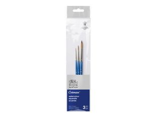 Winsor & Newton Cotman - Lot de pinceaux - 3 parties - rond - taille : 0, 4, 8