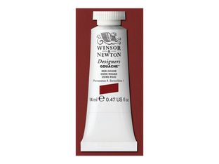 Winsor & Newton Designers - Peinture - gouache - ocre rouge - opaque - extra-fine - 14 ml