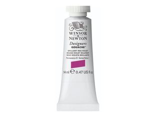 Winsor & Newton Designers - Peinture - gouache - violet rouge brillant - semi-opaque - extra-fine - 14 ml