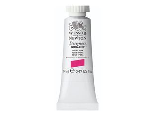 Winsor & Newton Designers - Peinture - gouache - opera pink - semi-opaque - extra-fine - 14 ml