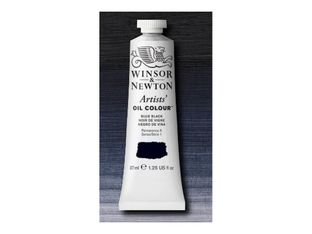 Winsor & Newton Artists' - Peinture - peinture à l'huile - noir bleuté - semi-opaque - extra-fine - 37 ml