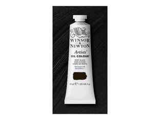 Winsor & Newton Artists' - Peinture - peinture à l'huile - noir ivoire - semi-opaque - extra-fine - 37 ml