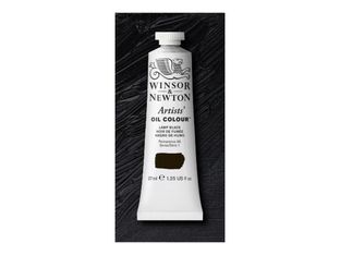 Winsor & Newton Artists' - Peinture - peinture à l'huile - noir lampe - opaque - extra-fine - 37 ml